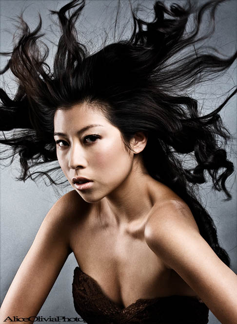 Female model photo shoot of satokomakeup by AliceOliviaphotography