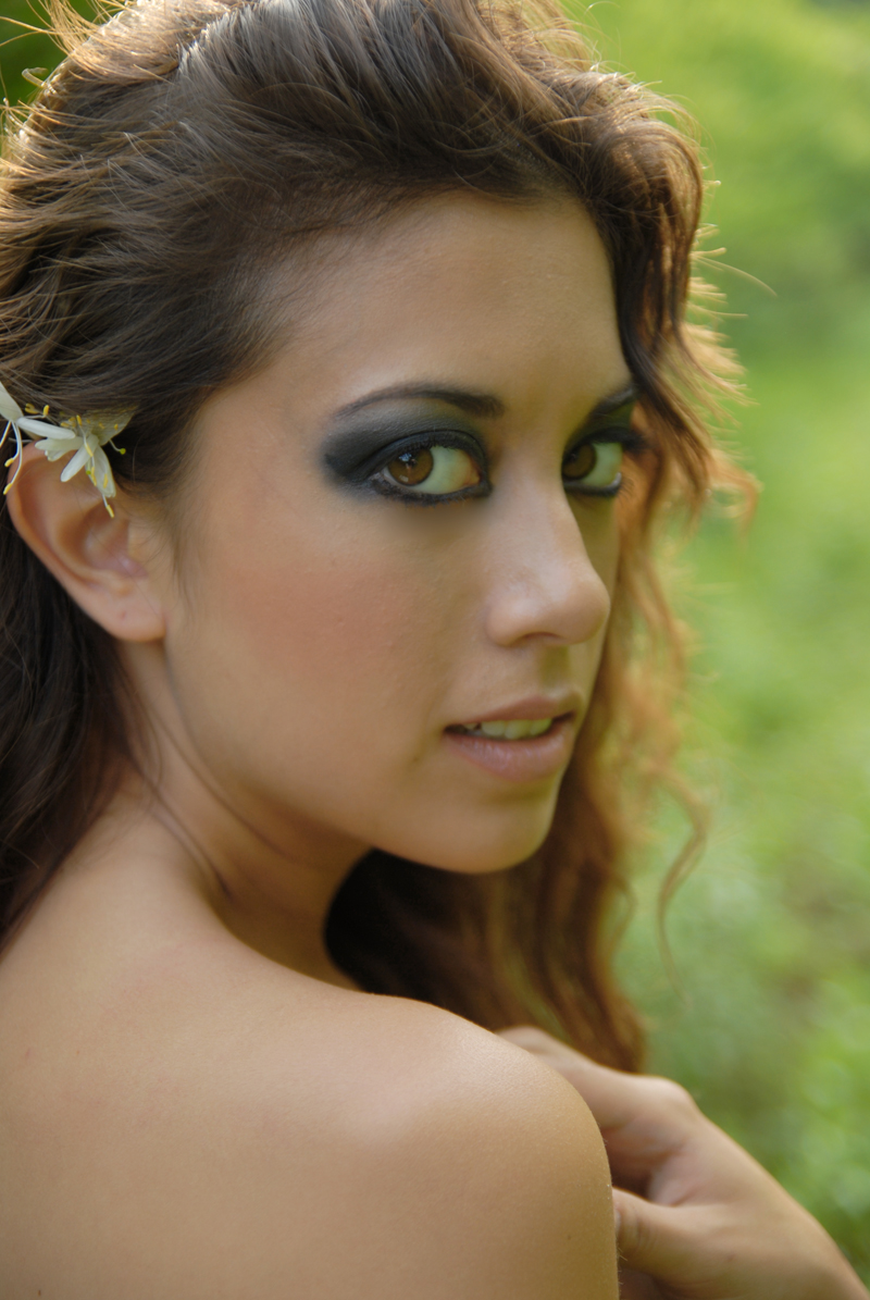 Female model photo shoot of Makeup by Sofia