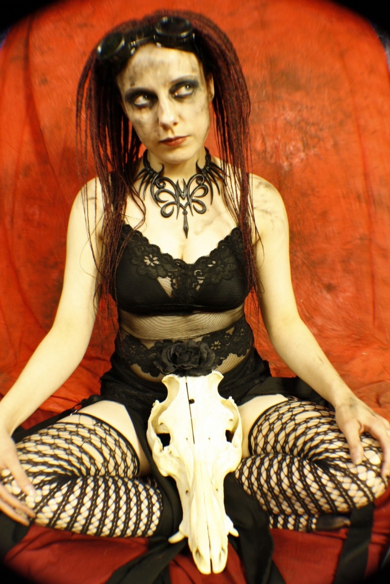 Male and Female model photo shoot of Necroshop and PixieDiva in Texas