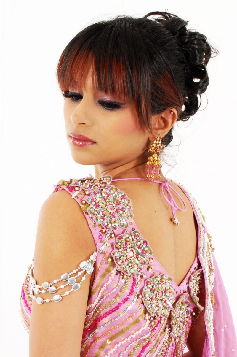 Female model photo shoot of Kiran at Diva Bridals