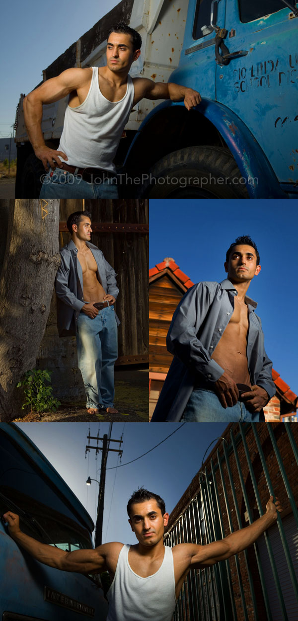 Male model photo shoot of John The Photographer and Koosha in Sacramento, CA