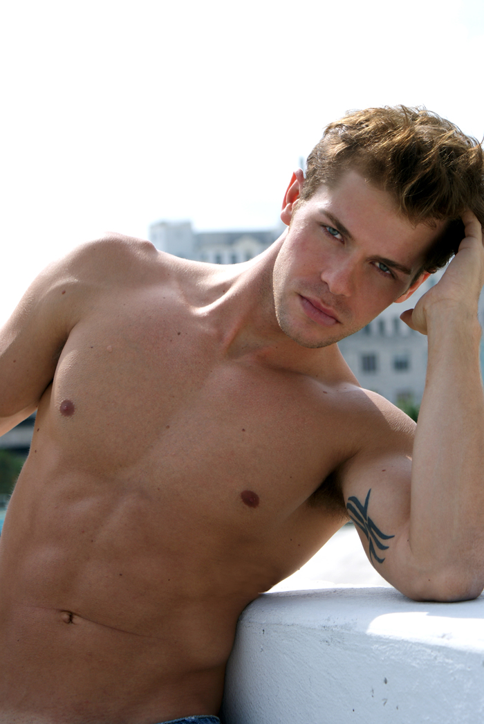 Male model photo shoot of HugoMSR by Sebastian Barone in Miami Beach