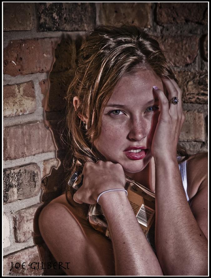 Female model photo shoot of Southern Cutie by Joe Gilbert in Studio Heart 