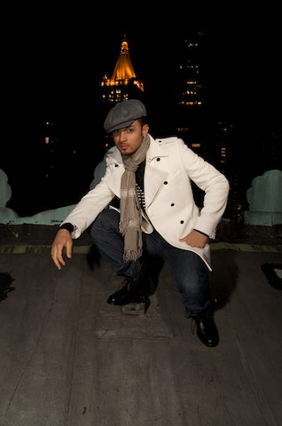 Male model photo shoot of Jevaughn B in Rooftop