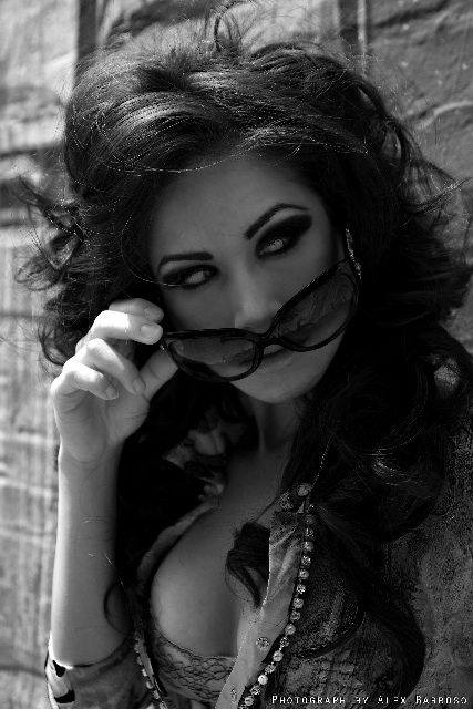 Female model photo shoot of Esmeralda De Pal by Alex Barroso in Los Angeles; Melrose, makeup by MakeupbyGenie