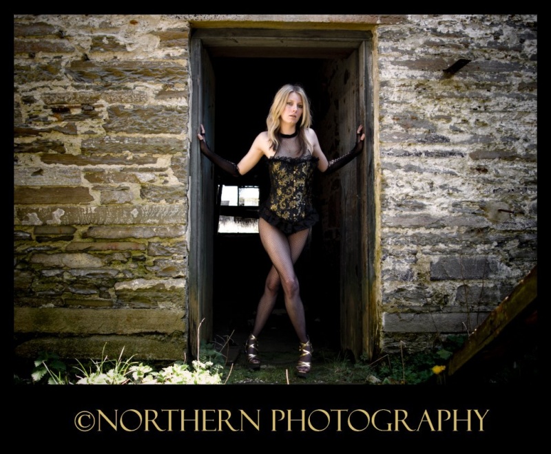 Female model photo shoot of stacy robertson in Castletown Mill