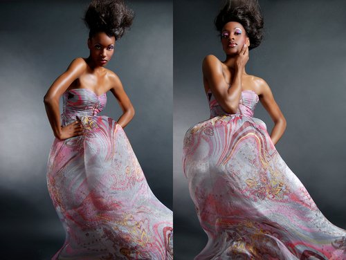 Female model photo shoot of Brownlady by Tony Veloz, wardrobe styled by natasha J, makeup by Jarmal Xquisite