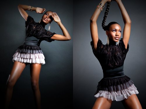 Female model photo shoot of Brownlady by Tony Veloz, wardrobe styled by natasha J
