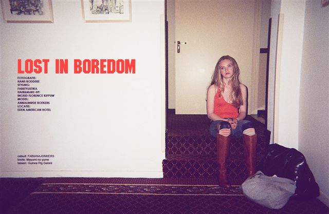 Female model photo shoot of Fab Jonkers in American Hotel Amsterdam