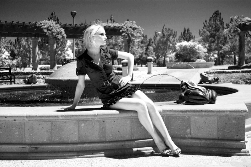 Female model photo shoot of Marina Berry in Bill Barber Park