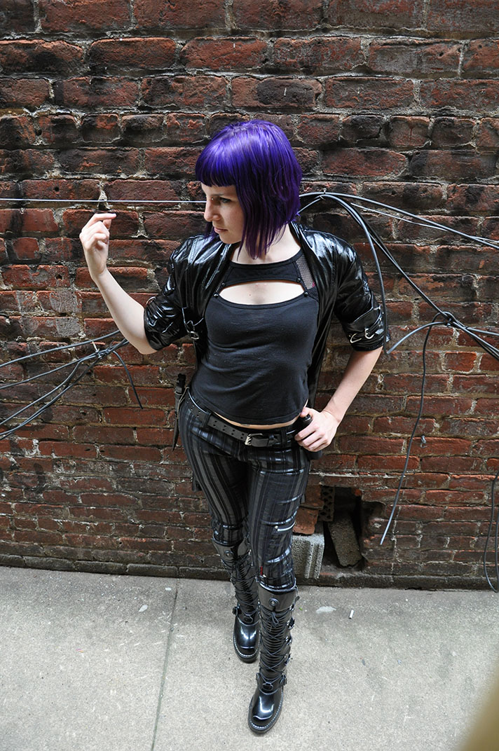 Female model photo shoot of Eyrie in Alley @ Grace