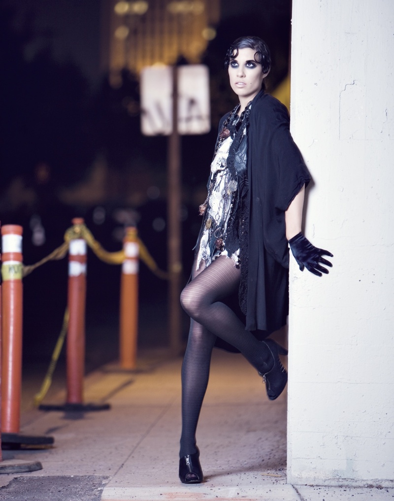 Female model photo shoot of Shasta Adams by mgburke in LA, wardrobe styled by Rene Acuna, makeup by leibi Carias
