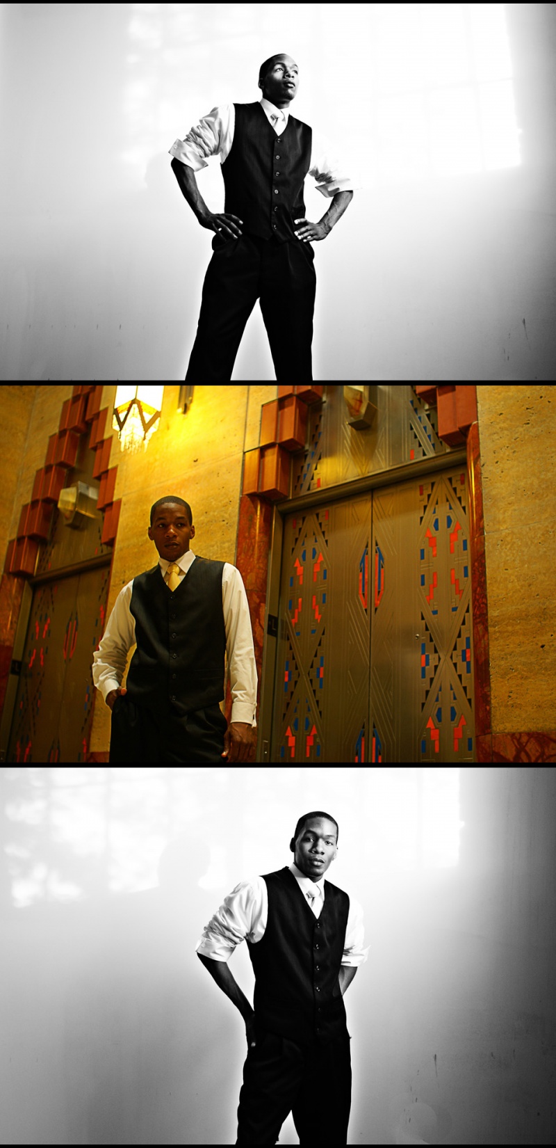 Male model photo shoot of Mr Criminal in Detroit Loft & The Guardian Building
