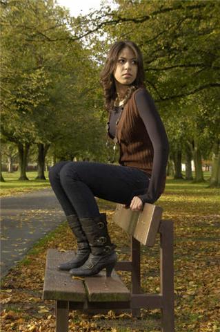 Female model photo shoot of Nadia Summers in Himley Hall
