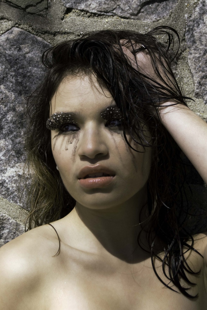 Female model photo shoot of mayhem    photography in shortstack headshot shoot