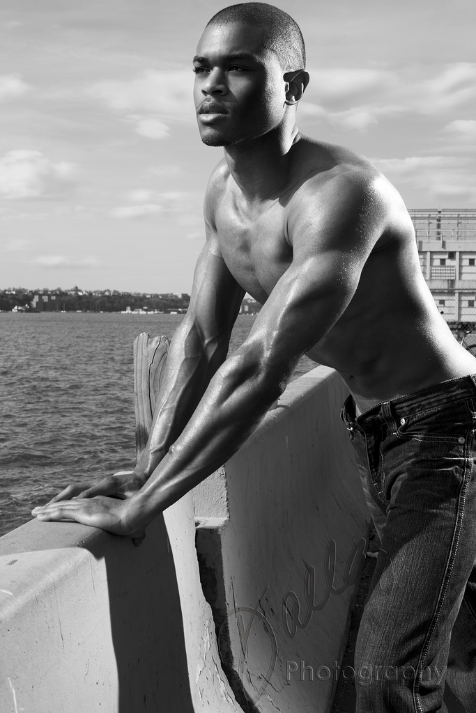 Male model photo shoot of Shamar Griffin by Dallas J. Logan in New York