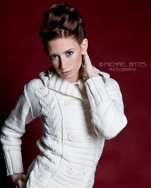 Female model photo shoot of Mychelle Evelyn by Michael Bates in Austin, Tx, hair styled by Melissa Millegan