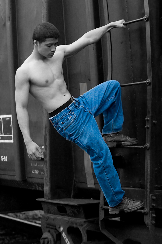 Male model photo shoot of Hugo T, retouched by DJ Retouching Services