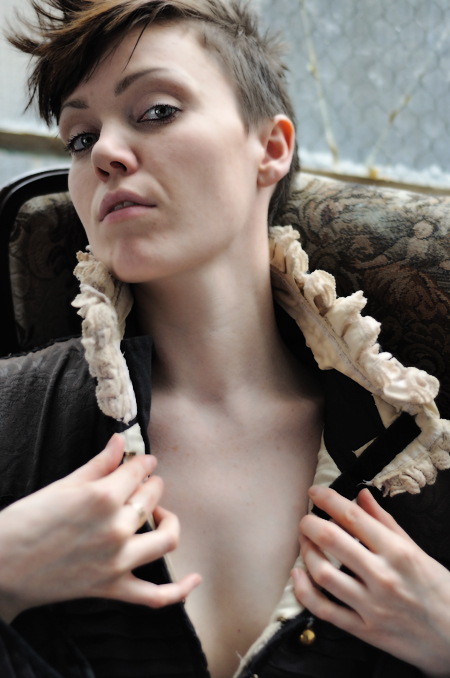 Female model photo shoot of Sarah Tapes Jenkinson by Tomasz Olejnik