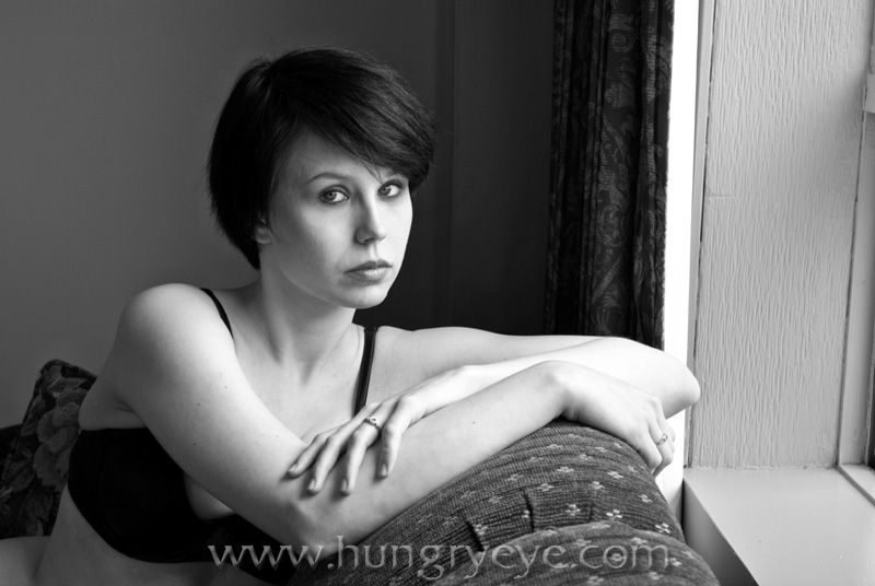 Female model photo shoot of Sarasvita by HungryEye in Senator Hotel, Saskatoon, Saskatchewan, makeup by Sara Sestak Makeup Arts
