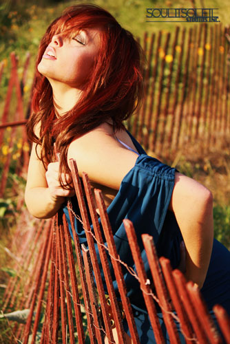 Female model photo shoot of Soul2Soleil Studios in Kelowna, BC, hair styled by Lori-Jean