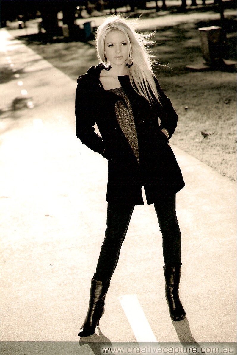 Female model photo shoot of Amanda Blanks in spears point park