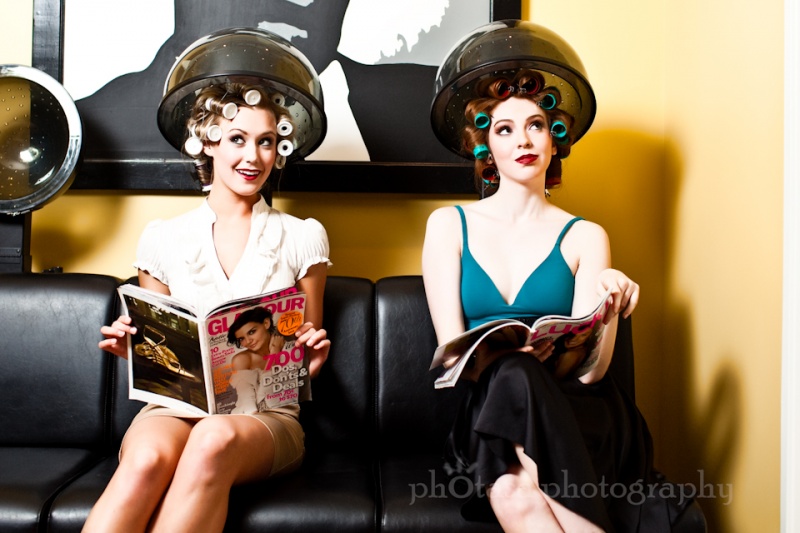 Female model photo shoot of Sharla Mohney, Erin Leighh and Sara Kuz by Photasa Photography in Photasa Studio