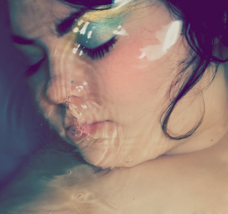 Female model photo shoot of LunaNoir in my bath, Toronto 
