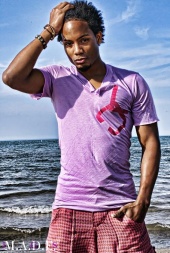 Male model photo shoot of R  Wade by MADE Images Photography in Chicago's Lakefront, clothing designed by JuJu LaCour