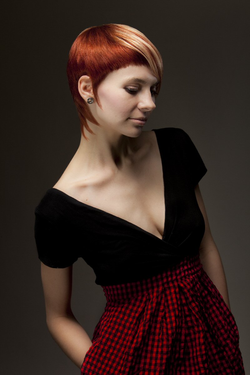 Female model photo shoot of Serenity Hair Lounge