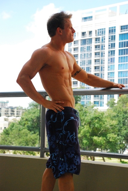 Male model photo shoot of Jerrett Hudson in Downtown Orlando