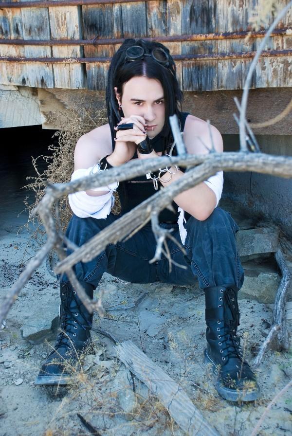 Male model photo shoot of Thorn Blackfire in Nelson, NV
