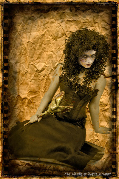 Female model photo shoot of Charlotte Foxe by Avatar Photography in Steve's studio