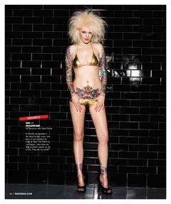 Female model photo shoot of Nichole Parker in Hard Rock Casino/Wasted Space, published by Inked Magazine