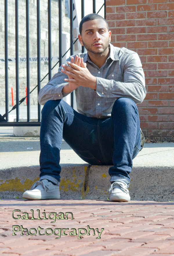 Male model photo shoot of Michael Galligan and POOPZ in Brick City