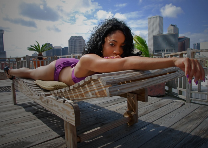 Male and Female model photo shoot of Born 2 Fly and Amiika Deaux in NOLA