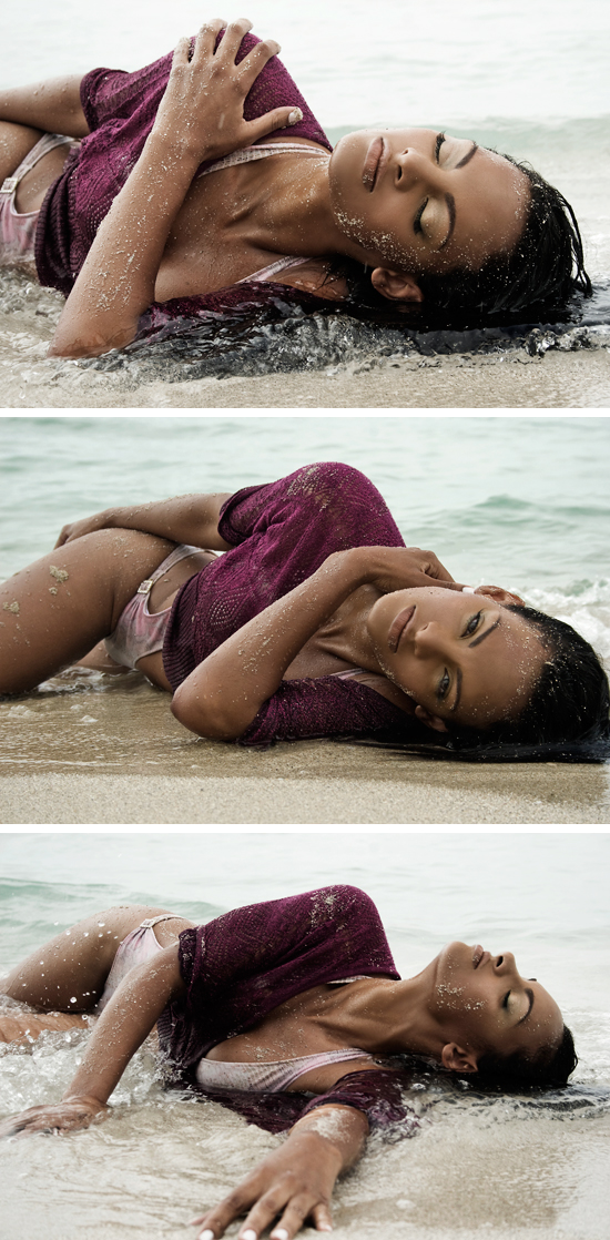 Female model photo shoot of Tasha Ford in South Beach (MUAMaraZ & HairBridgette Griffin)