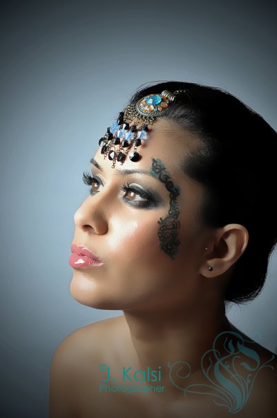 Female model photo shoot of Reena Rai by Preet Photography in Berkshire, makeup by Ranjeeta Make Up Artist