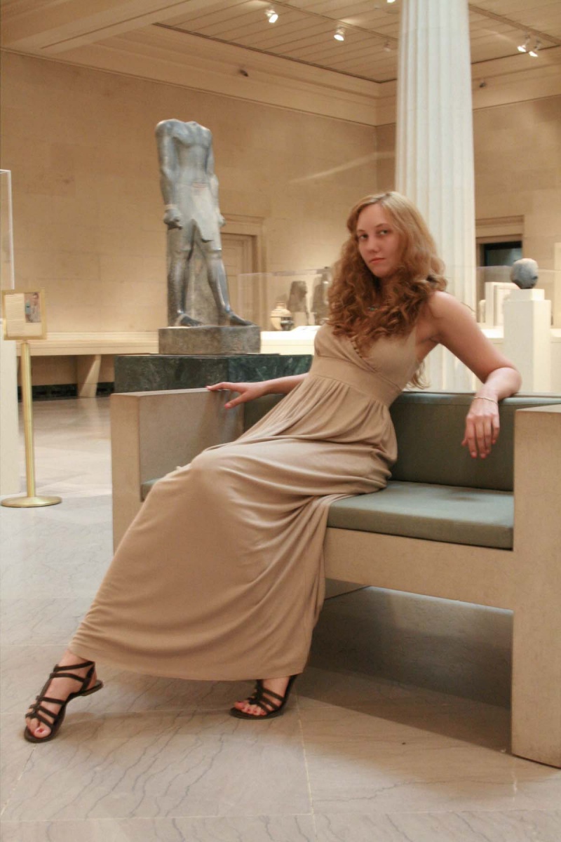 Female model photo shoot of Frabjous by unknow2343 in Toledo Museum of Art