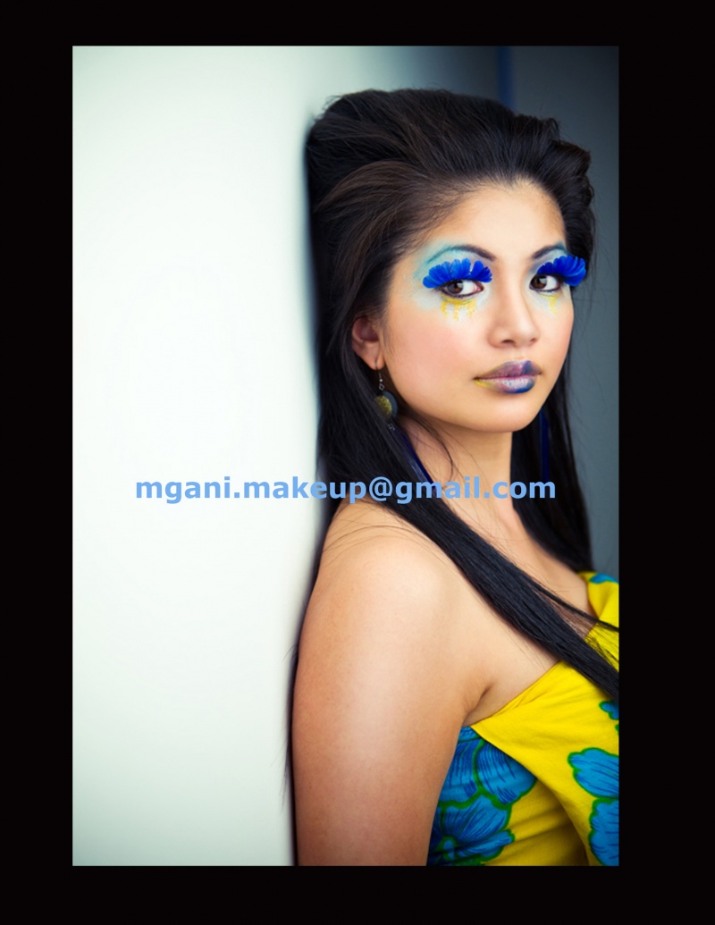 Female model photo shoot of Mgani Makeup in vancouver