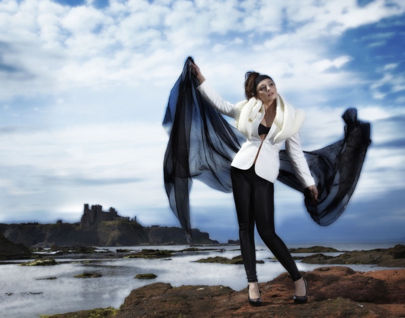 Female model photo shoot of Karolina Krol in Edinburgh 