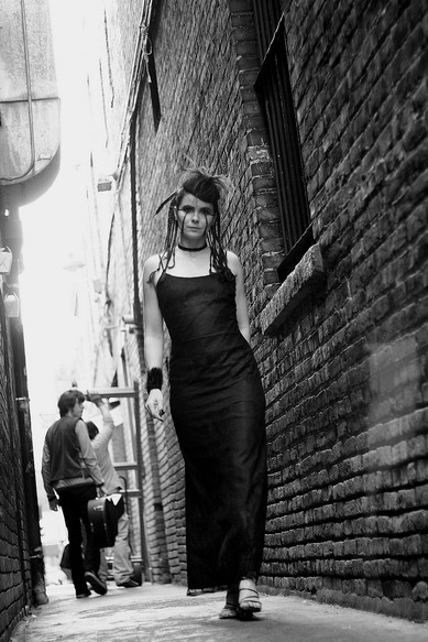 Female model photo shoot of AnastasiaDaysshe by Liquidflight in Fan Tan Alley