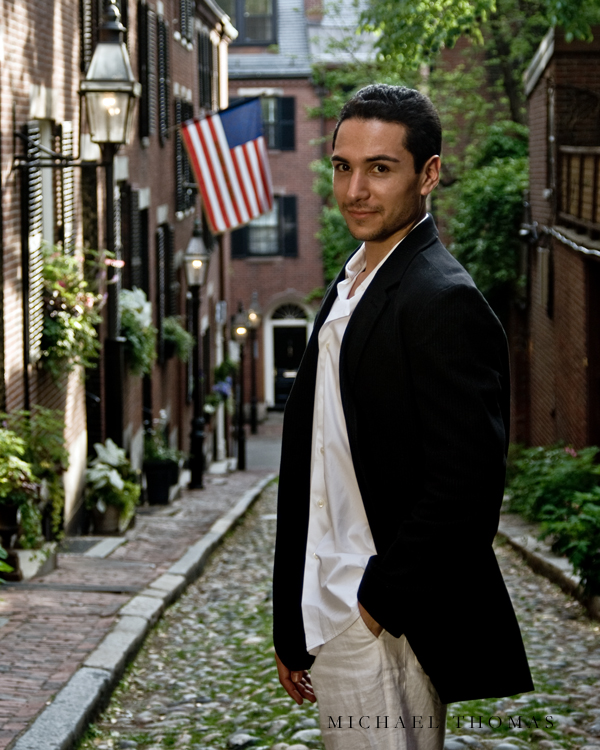 Male model photo shoot of Buddy Valdez by Michael Thomas Photography in Beacon Hill, Boston, MA
