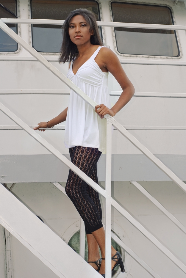 Female model photo shoot of Gabriella Mae in Queen Quay