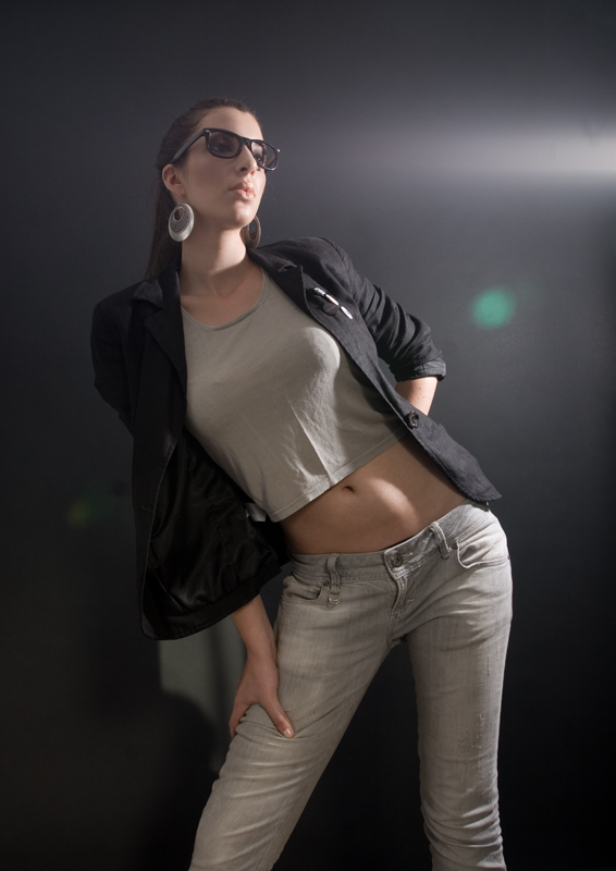 Female model photo shoot of Giselle Jiliani by Aleksandra Winnik, makeup by JK JAROSZEWSKA