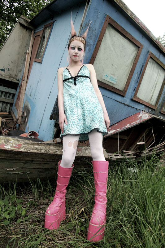 Female model photo shoot of Naddy Sane by TA Craft Photography in abandoned ship in thee land of barnstaple