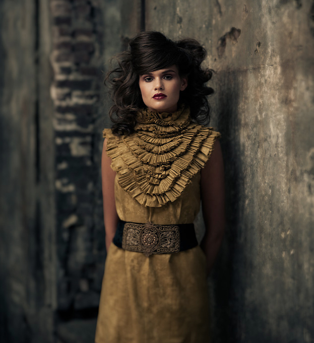 Female model photo shoot of elianna_barel by Howard Petrella, makeup by Querelle