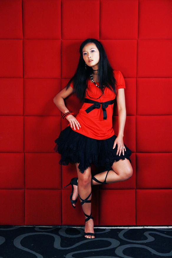 Female model photo shoot of Lady Thao