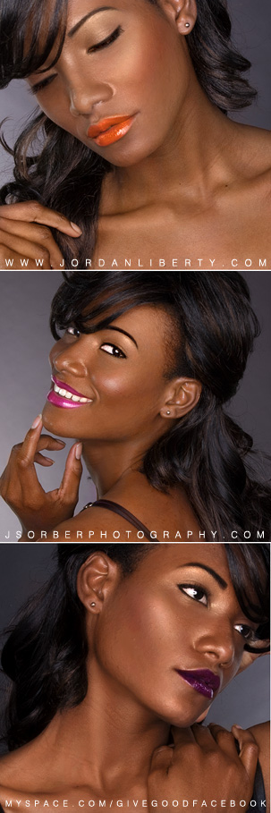 Female model photo shoot of Born on a beautiful day, makeup by Jordan Liberty