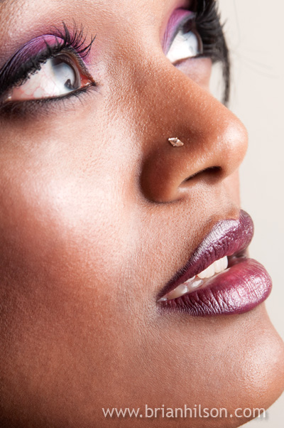 Female model photo shoot of Sirisha Reddy by Hipgnosis Dreams in Brians Studio , makeup by LaTonia Monday - Makeup